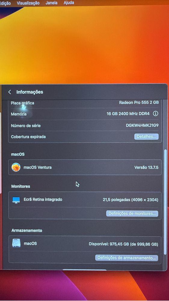 iMac 2017 em otimo estado