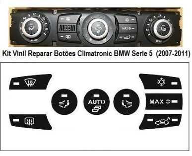 Kit Vinil Reparação dos Botões BMW Série 1 / 3 / X 1 / F10