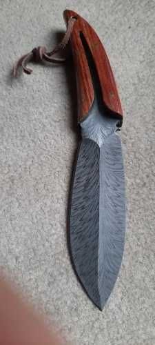 Nóż myśliwski wojskowy kuchenny turystyczny BUSHCRAFT 20cm. liść