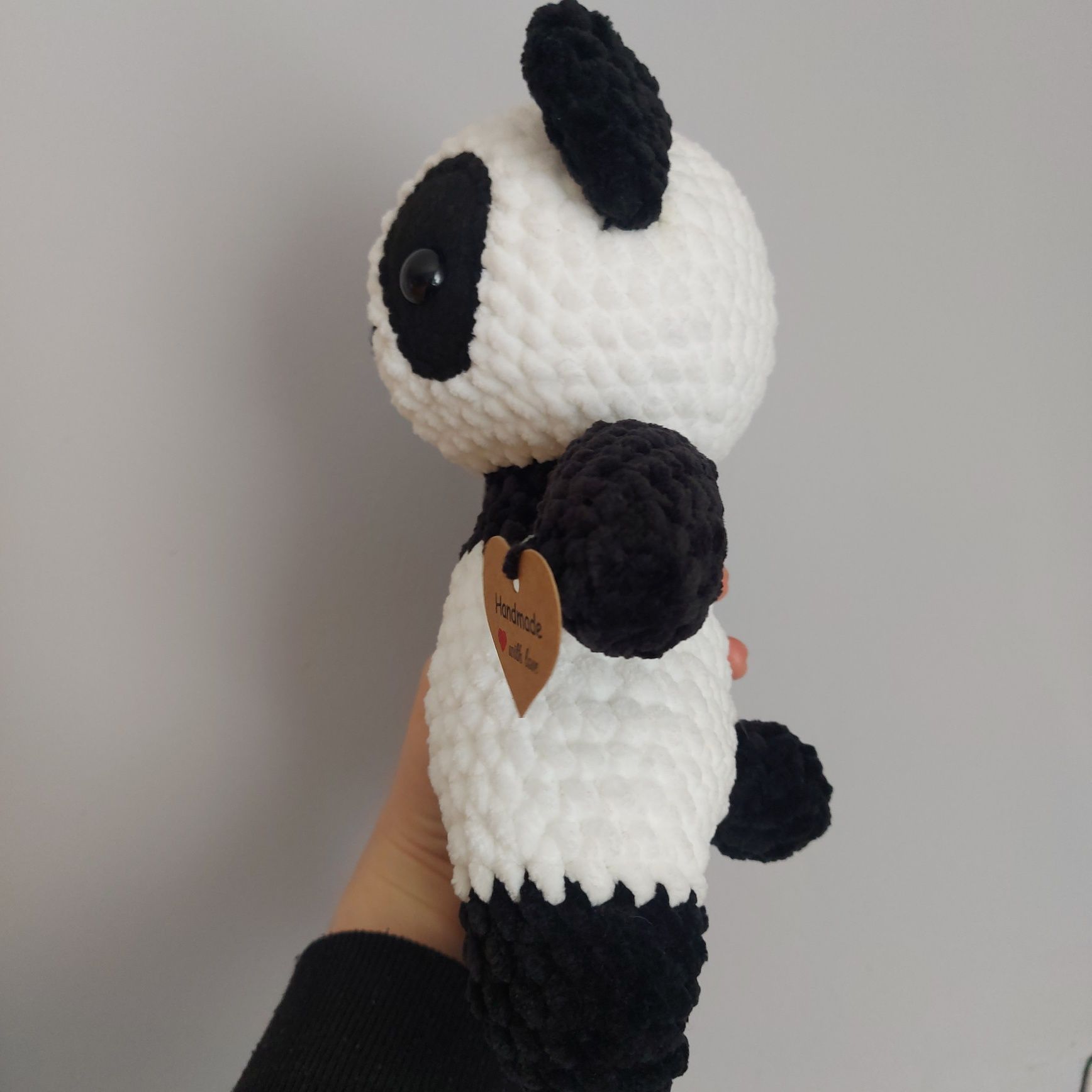 Panda na szydełku