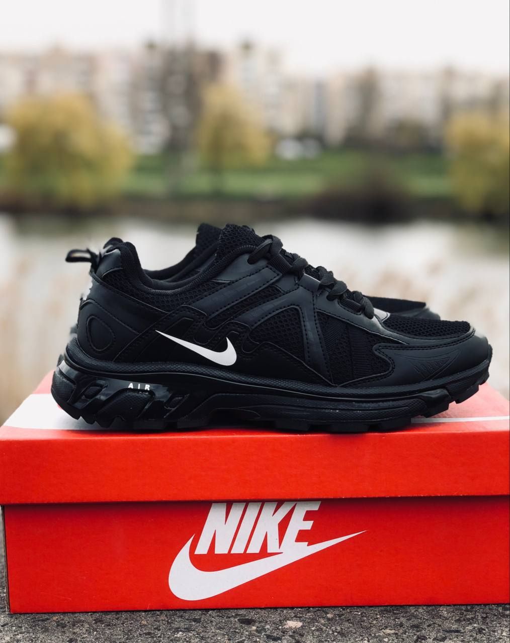 Мужские летние кроссовки Nike/ натуральная кожа