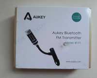 Бездротовий Bluetooth FM передавач для авто FM-трансмитер Aukey BT-F1