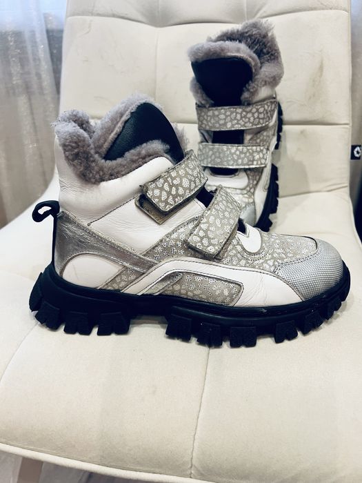 Ботинки зимові woopi  з натуральної шкіри та хутра, розмір 36