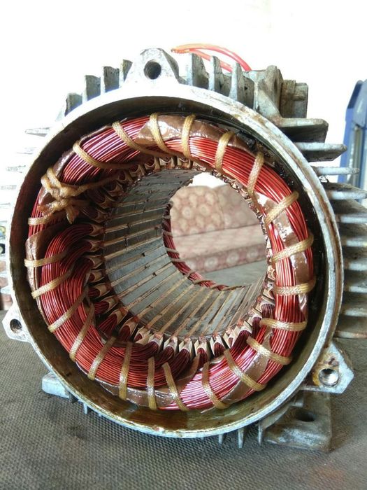 Перемотка електродвигунів, ремонт электродвигателей