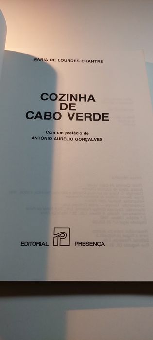Cozinha de Cabo Verde - Maria de Lourdes Chantre