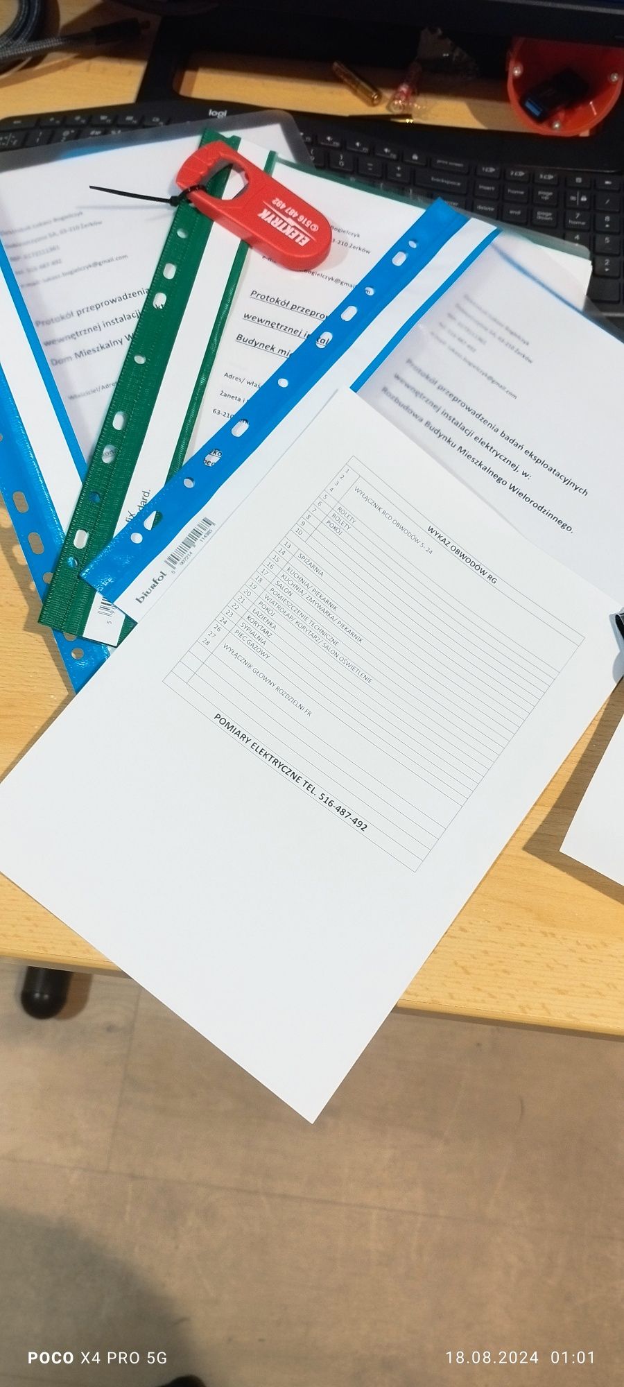Kosztorysant Elektryk KNR/ pomiary elektryczne