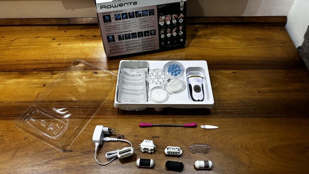 Máquina ROWENTA depilatória, massagens e de pedicure