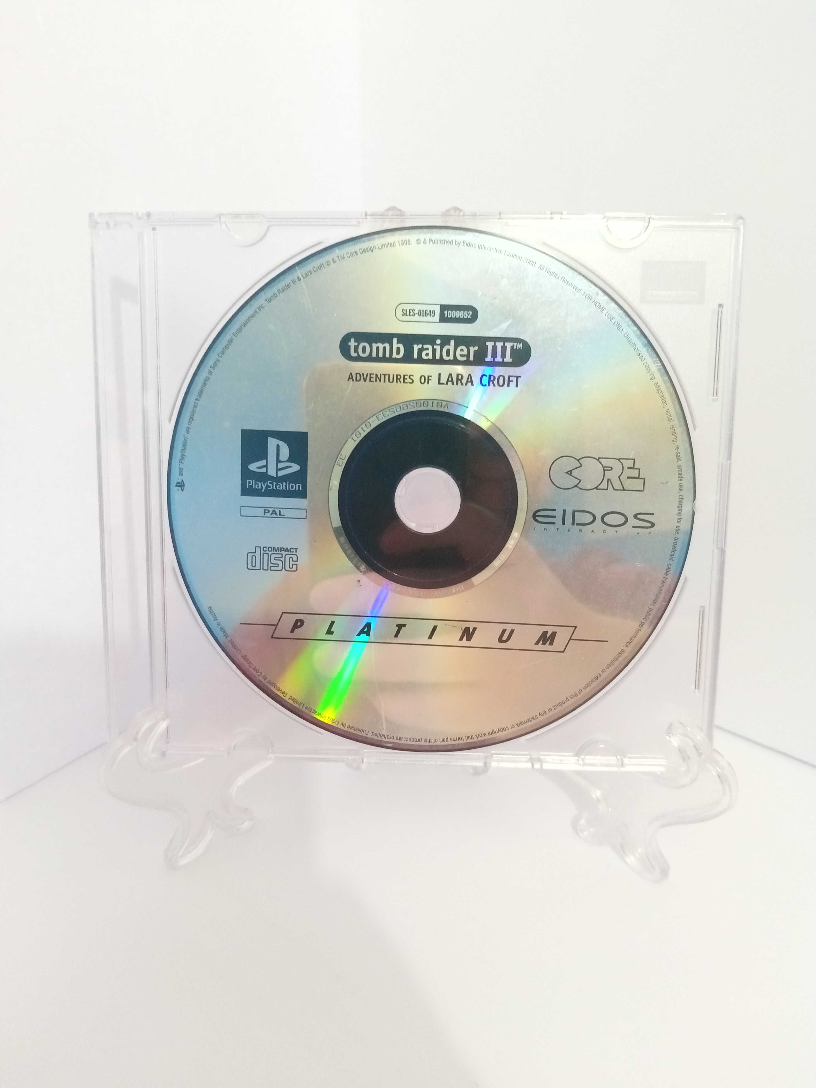Jogo PlayStation 1 Tomb Raider III [Platinum] [CD]