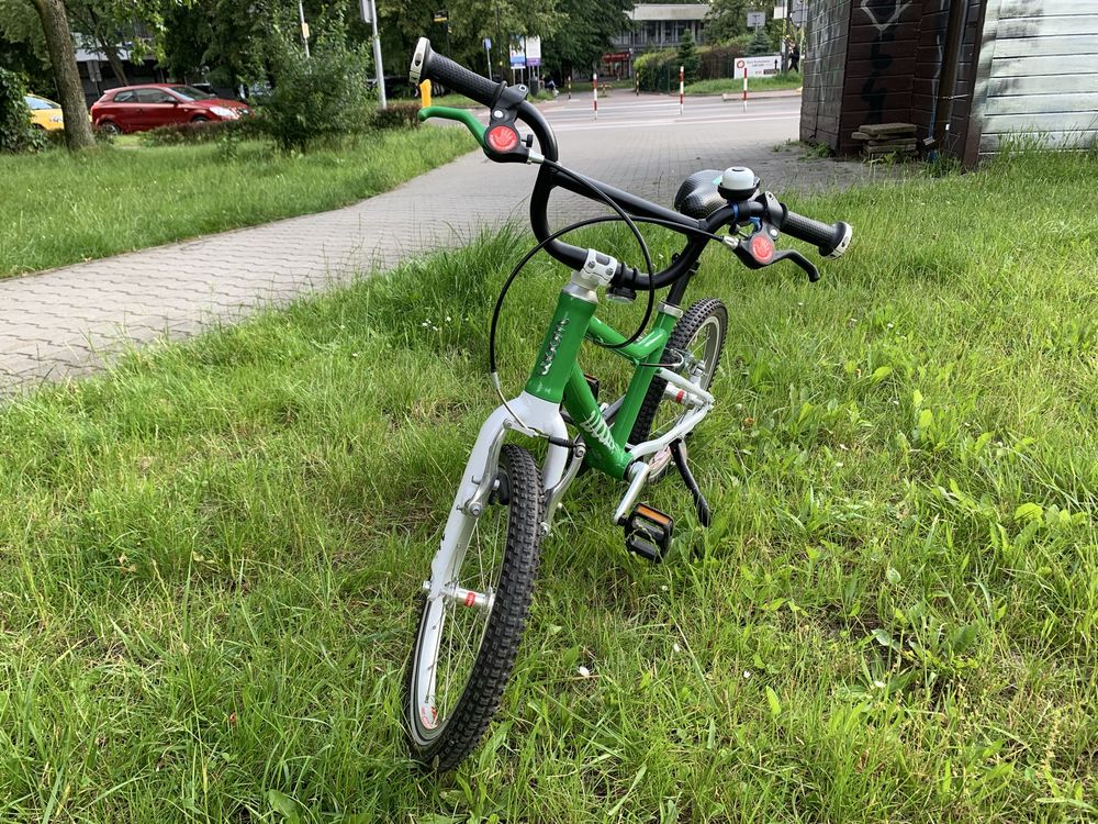 Rowerek Woom 3 16” ładny stan, błotniki, stopka