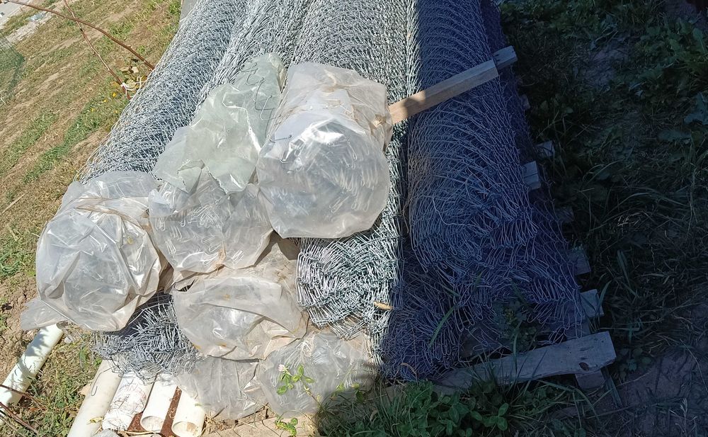 Сітка рабиця гарячого оцинкування висота 2, 0 м ячейки 6 на 6 см