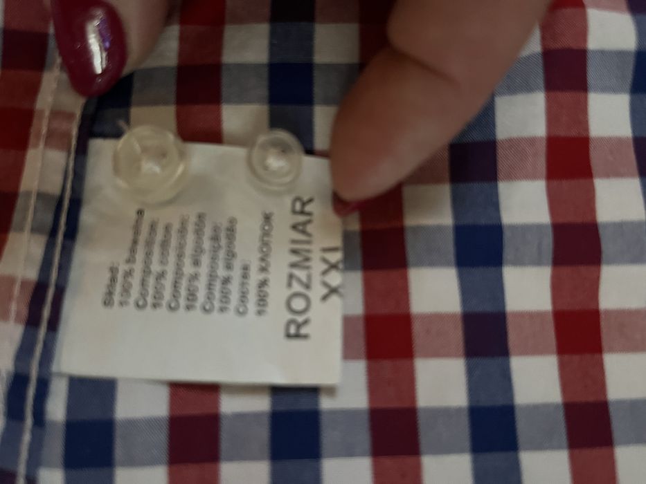 Męska  super koszula w kratke r 2xl(xl)