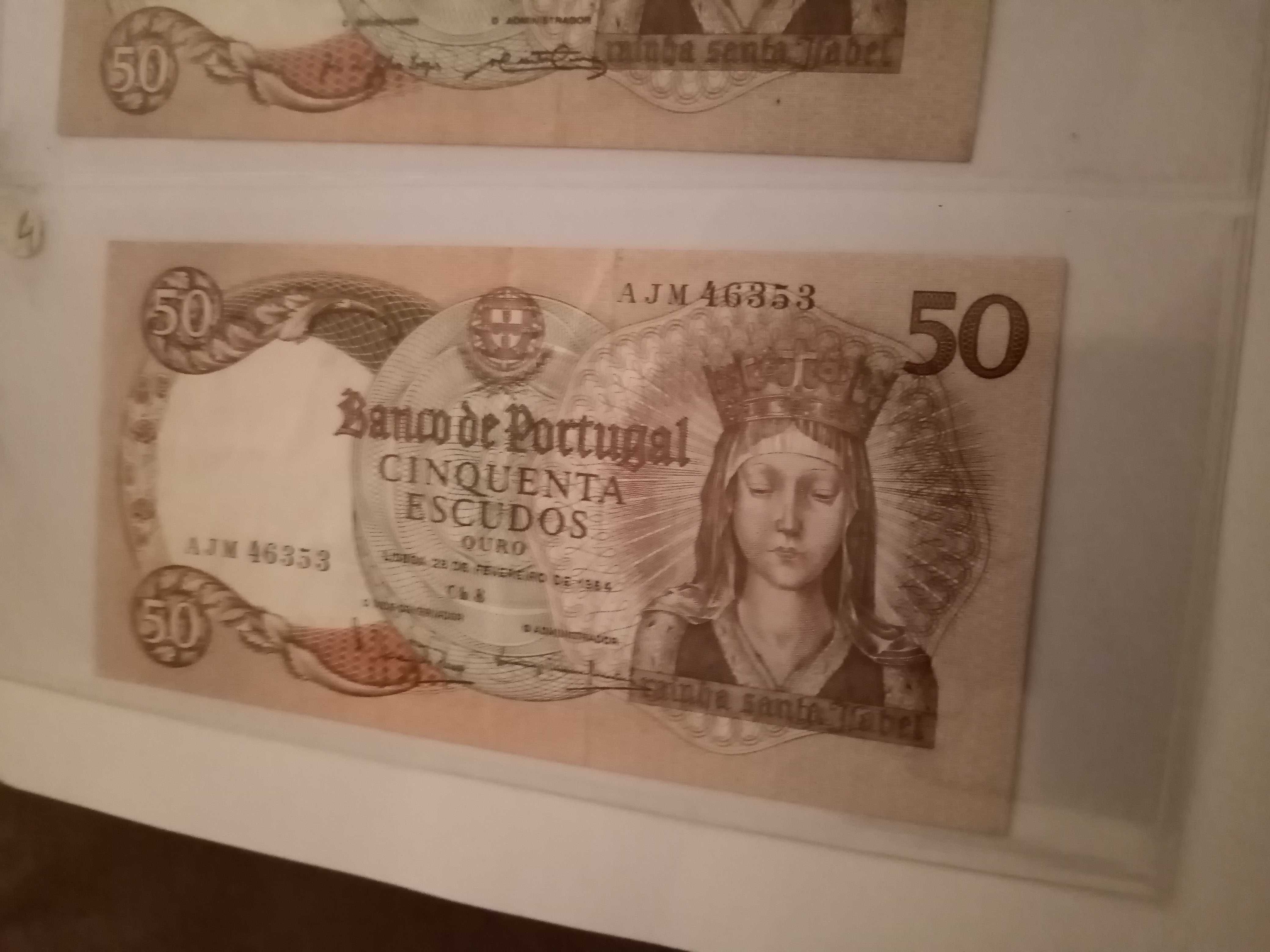 50$00 St ª ISABEL 28 FEV. 1964 Nº AJM 46353 Bem Conservada BC ver foto