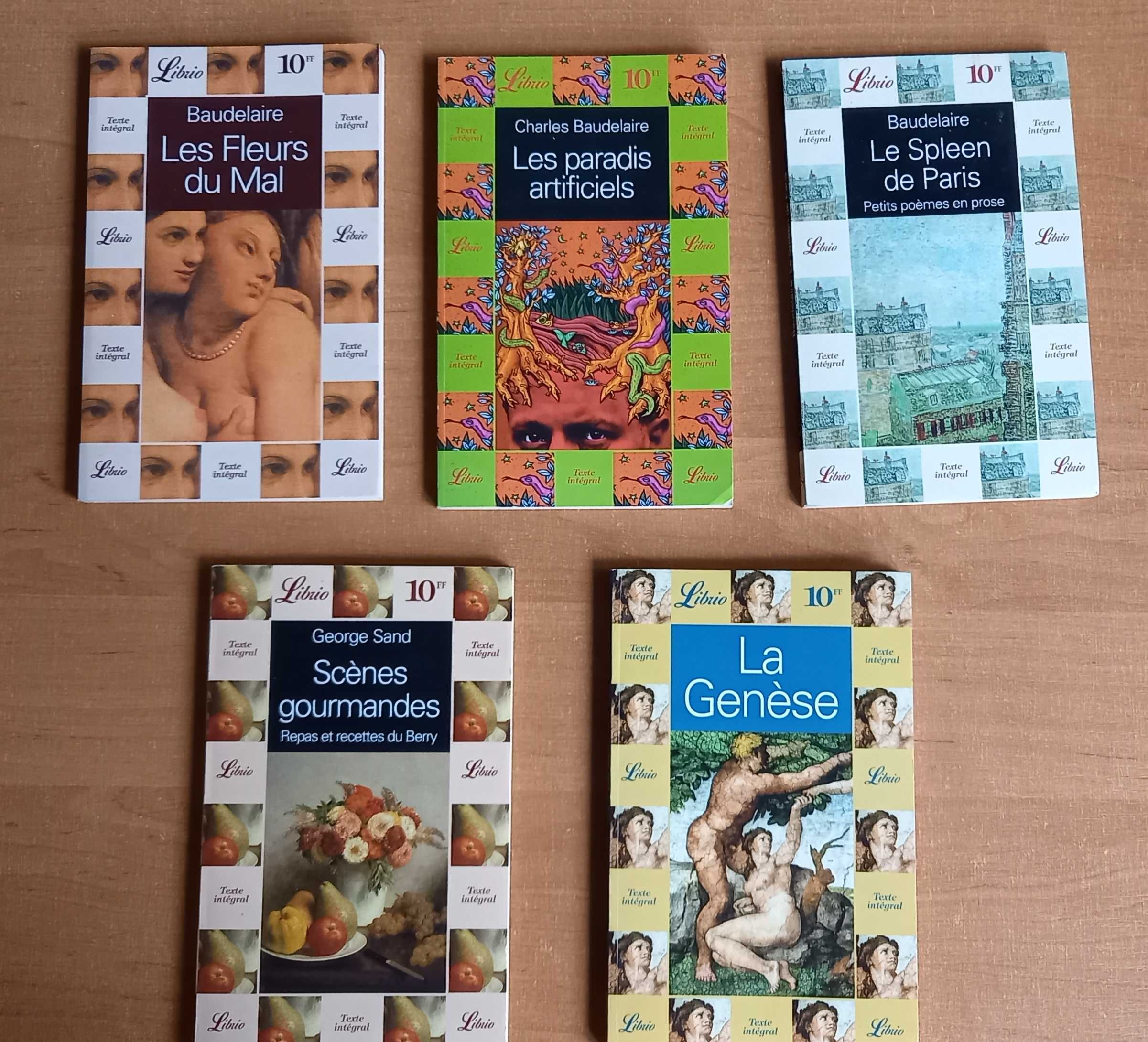 Charles Baudelaire komplet  3 tomików, i George Sand wyd. Librio