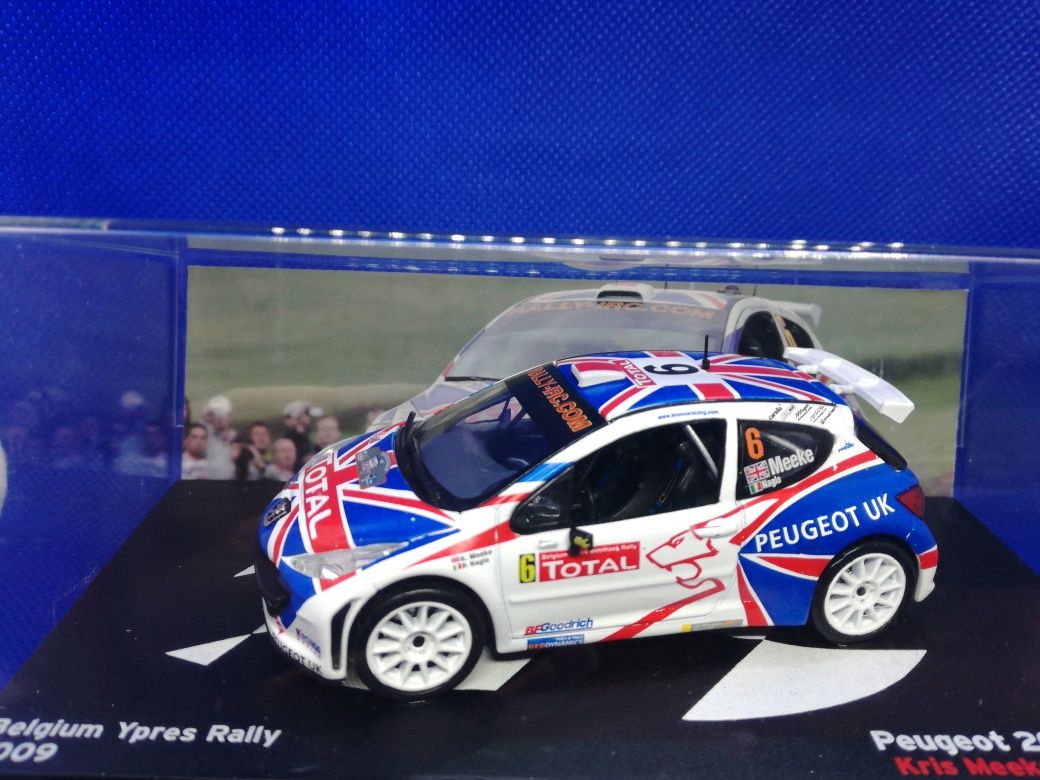 N.50 Miniaturas 1/43 Peugeot de Rally em estado novo