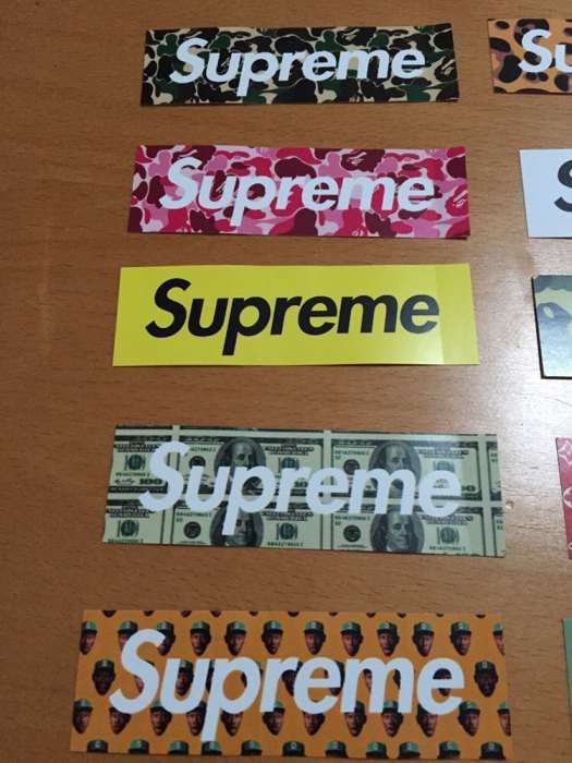 Supreme autocolantes SUPREME Edição Limitada