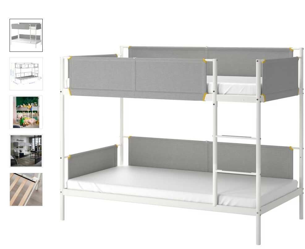 łóżko piętrowe VITVAL Ikea