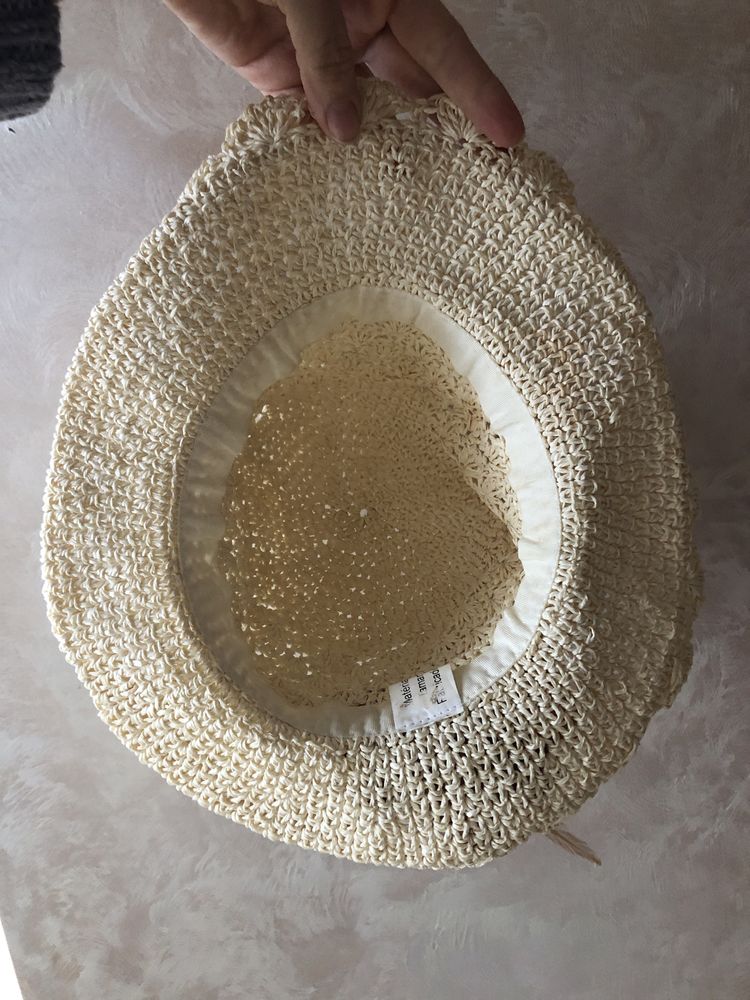 Капелюх жіночий від сонця солом’яний літній шляпка шляпа