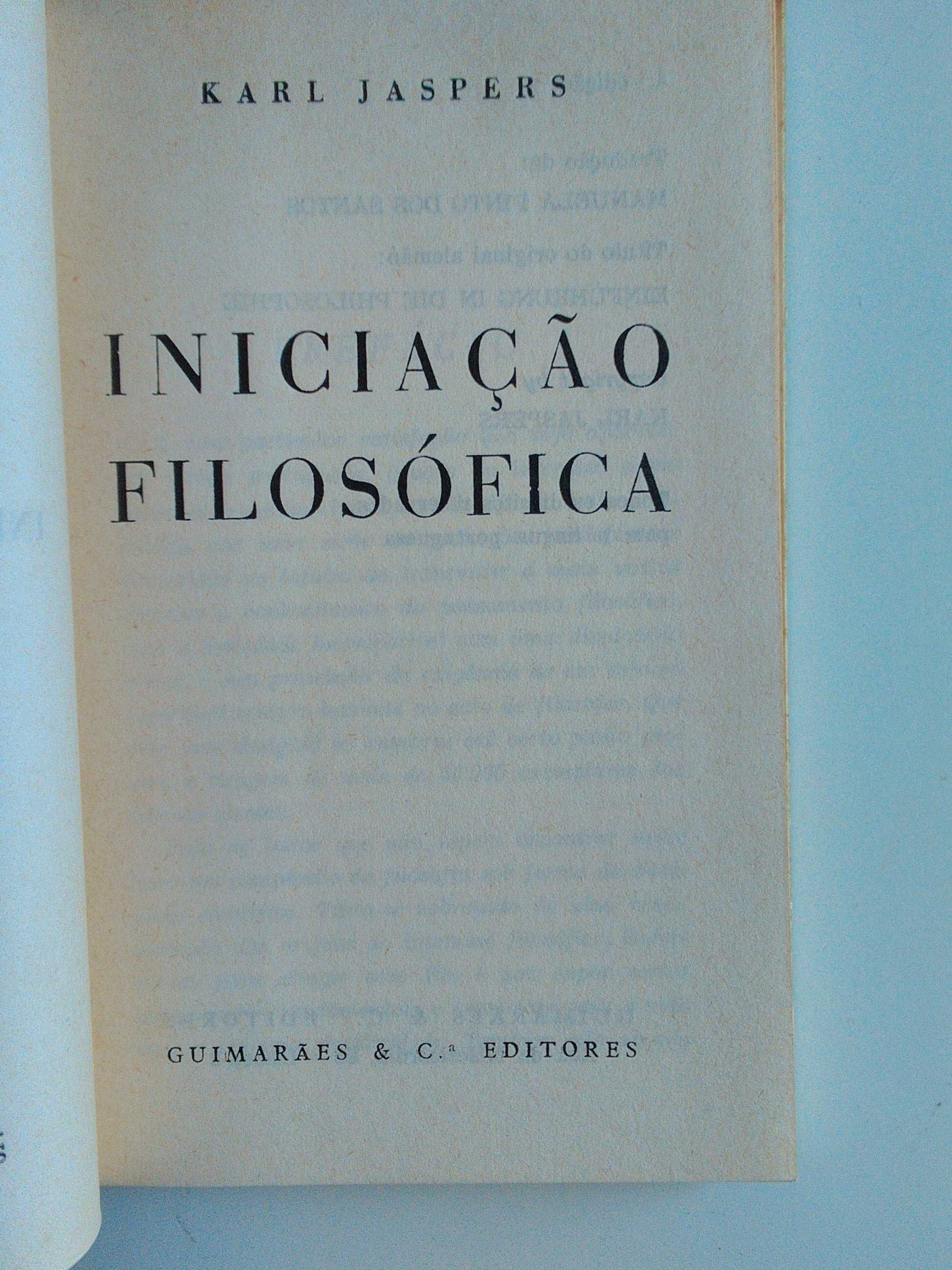 Iniciação Filosófica por Karl Jaspers (1976)