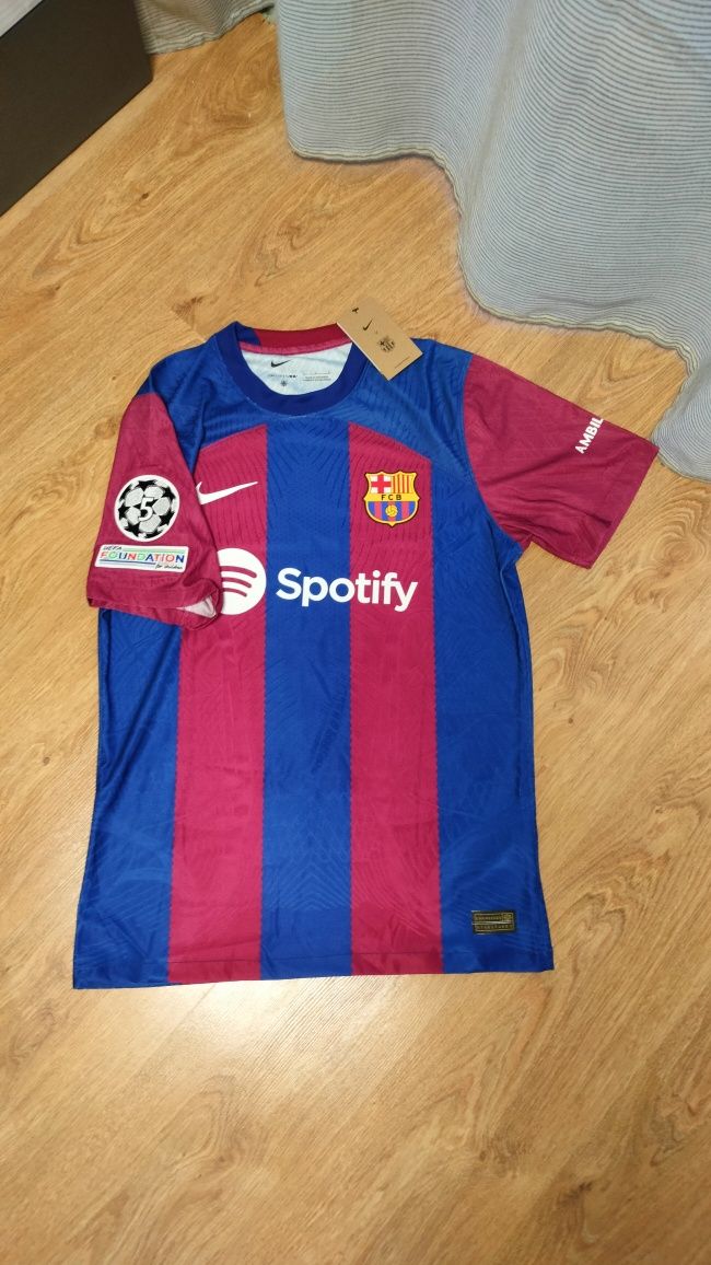 Lewandowski Fc Barcelona jersey 23/24 champions league