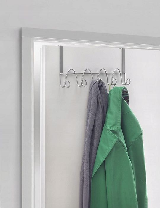 wieszak na drzwi szafkę organizer 5 haczyków swiss