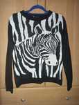 Sweter sweterek zebra
