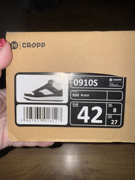 Демісезонні чоловічі фірми CROPP кеди, кросівки, ботинки 42р