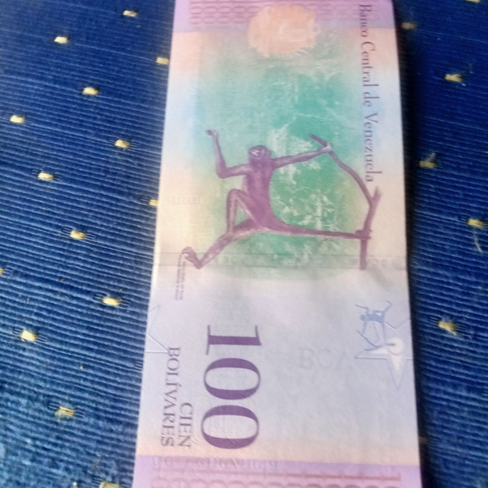 Nota de 100 Bolivares Venezuela