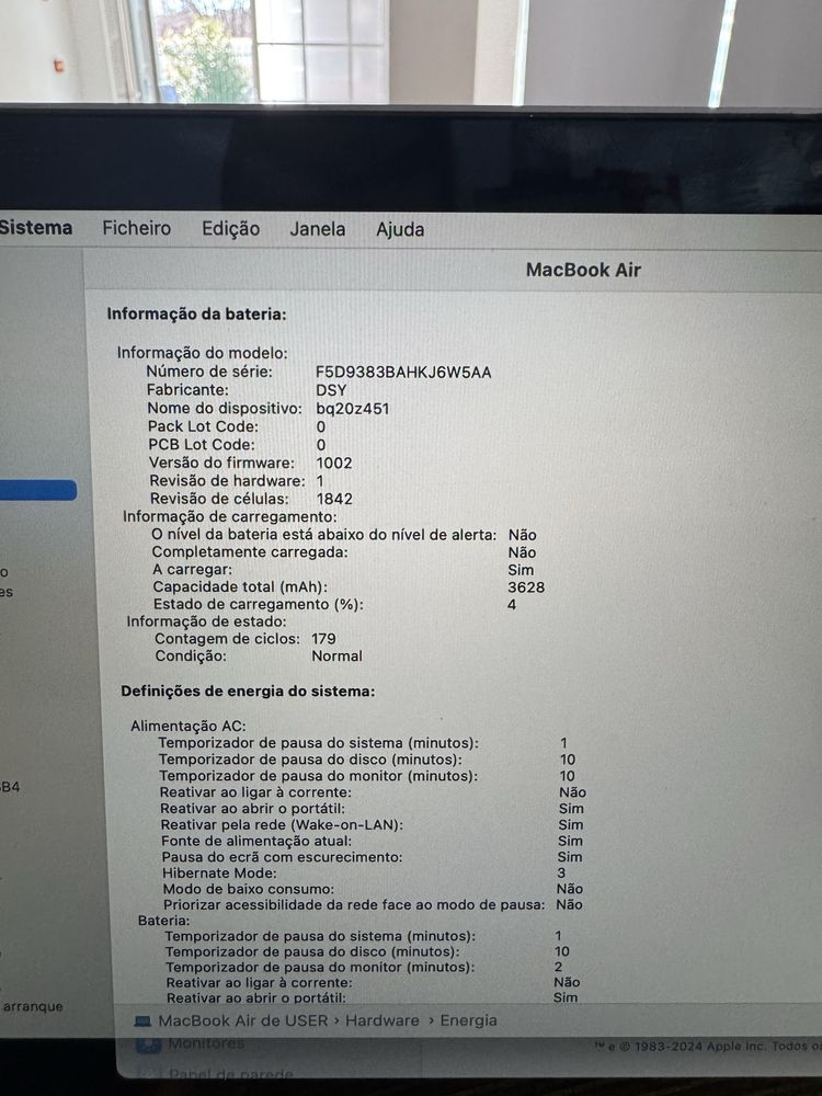 Macbook air A1932 como novo com garantia
