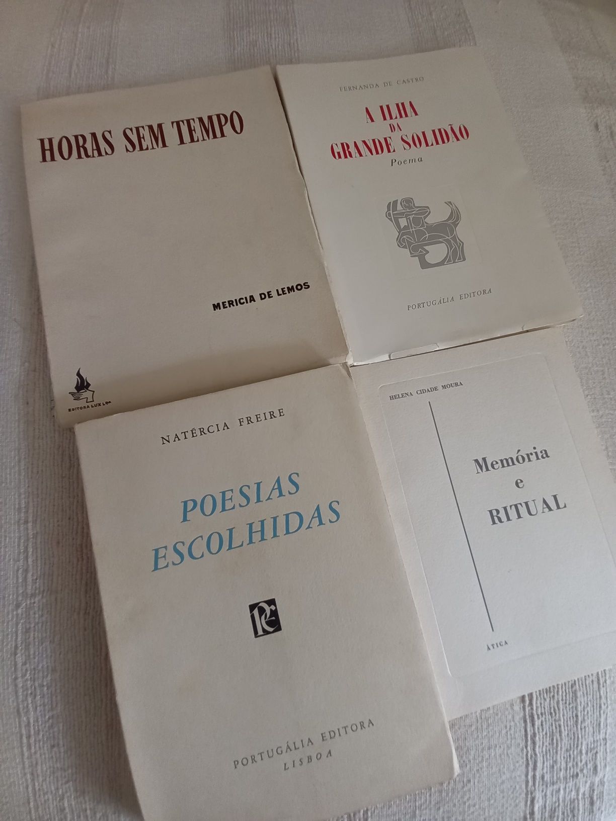 Poesia portuguesa primeiras edições conjunto por 30 euros