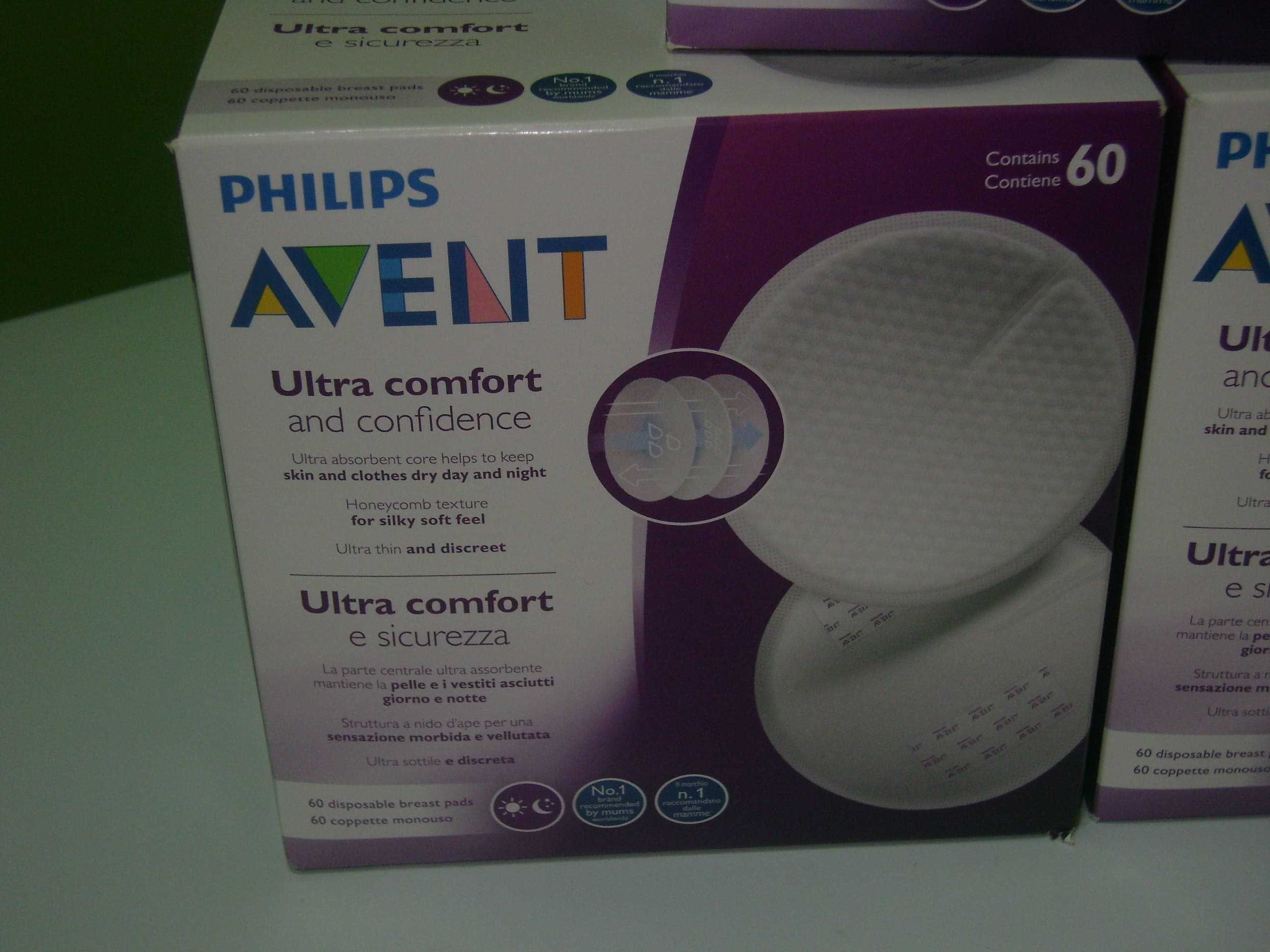 Discos absorventes/amamentação Philips NOVOS