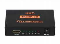 SPLITTER rozdzielacz  HDMI 1x4 4K*2K ULTRA HD 4K