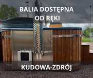 Powystawowa Balia Ogrodowa AKRYLOWA kwadratowa szara perła
