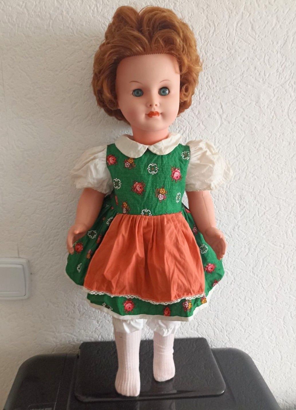 Винтажная куколка ГДР 55 см