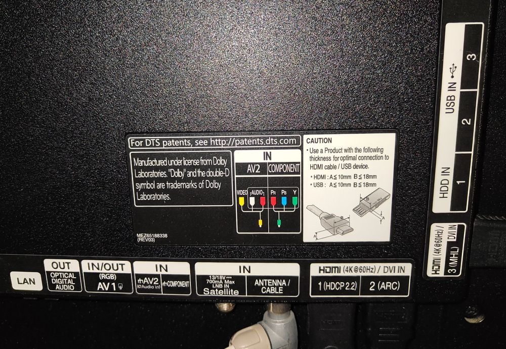 TV LG 42 polegadas Smart TV 4K