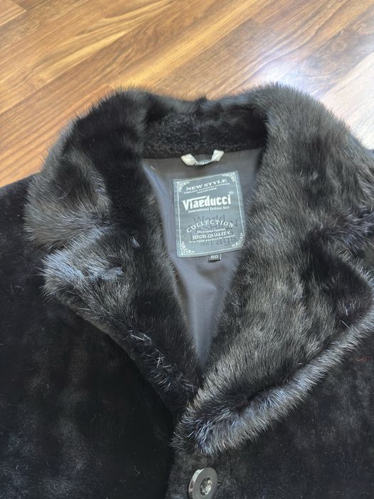 Шуба мужская мутон и норка