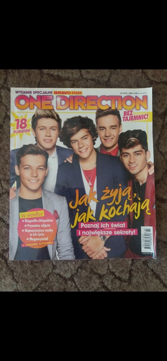 Set zestaw 1D One Direction plakaty gazetki magazyny album naklejki
