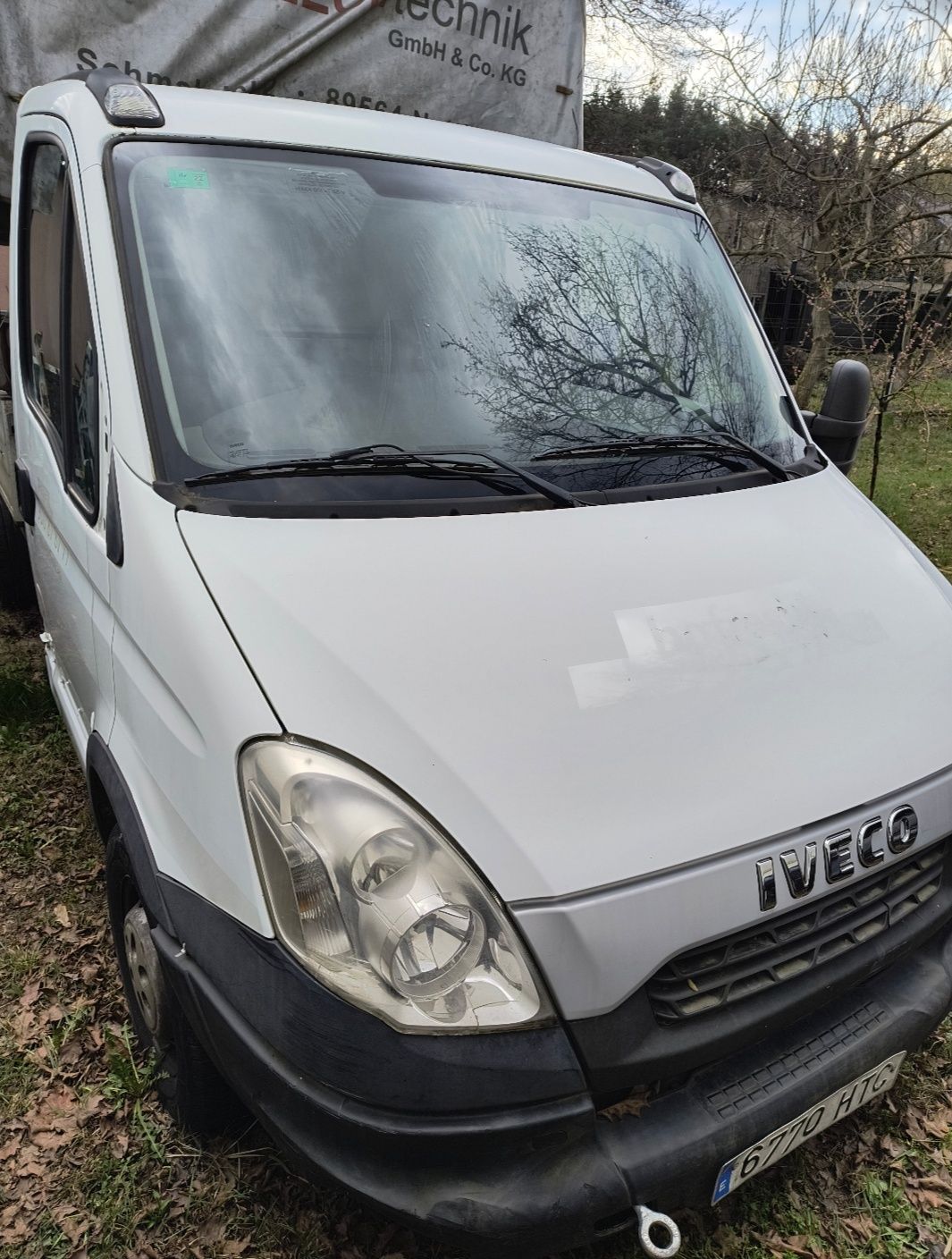 Iveco daily średniak rama pod wywrot skrzynia laweta