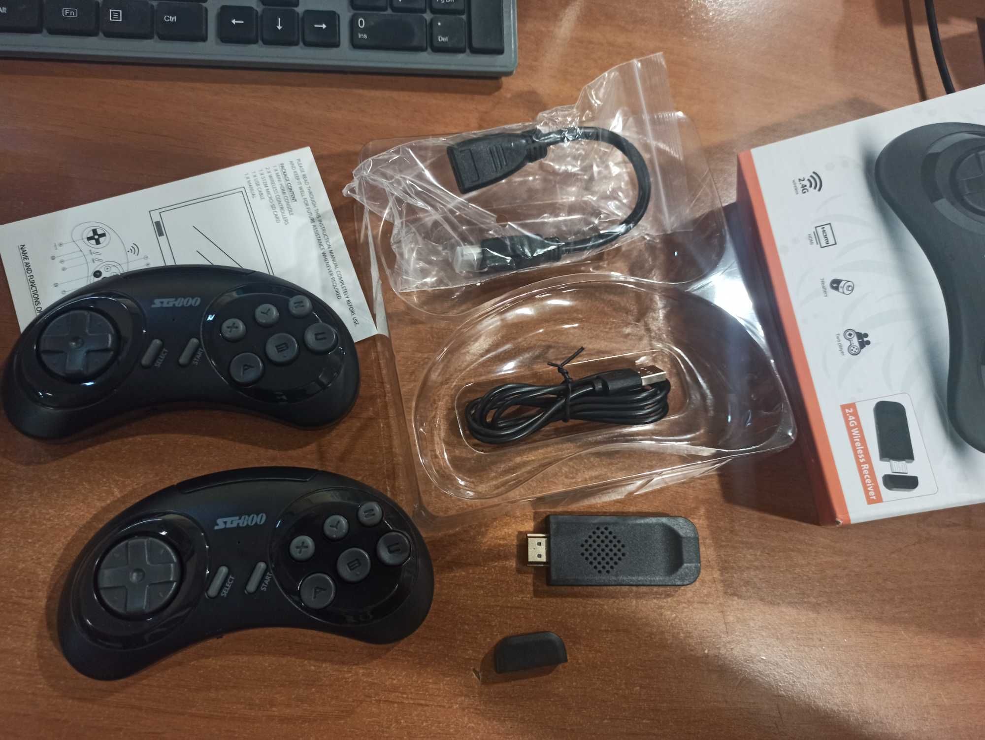 Приставка ігрова з бездротовими джойстиками Game Controller SG800 HDMI