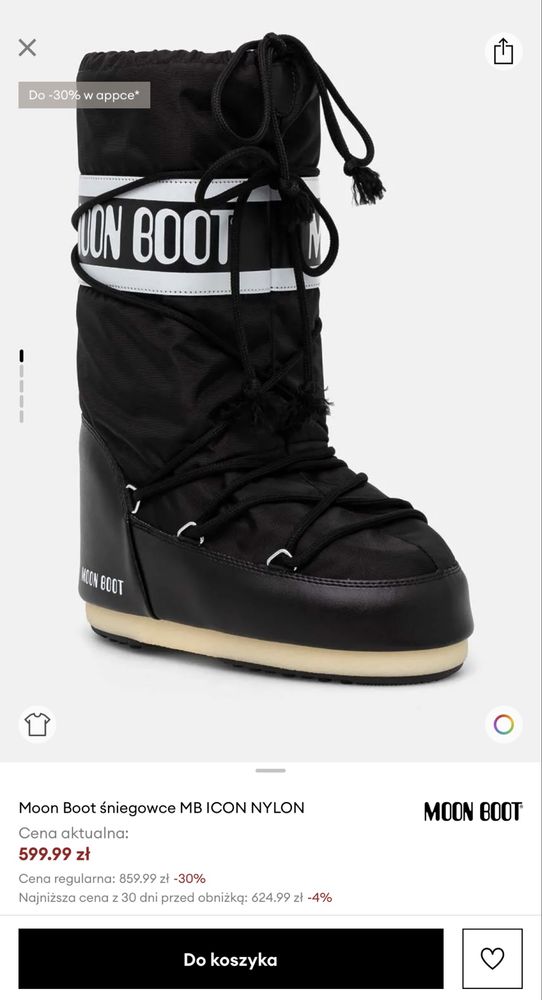 Śniegowce Moon Boot Icon Nylon 39-41