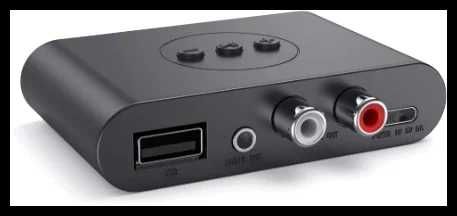 Беспроводной приемник-ресивер Bluetooth 5.2  RCA audio AUX 3.5mm и USB