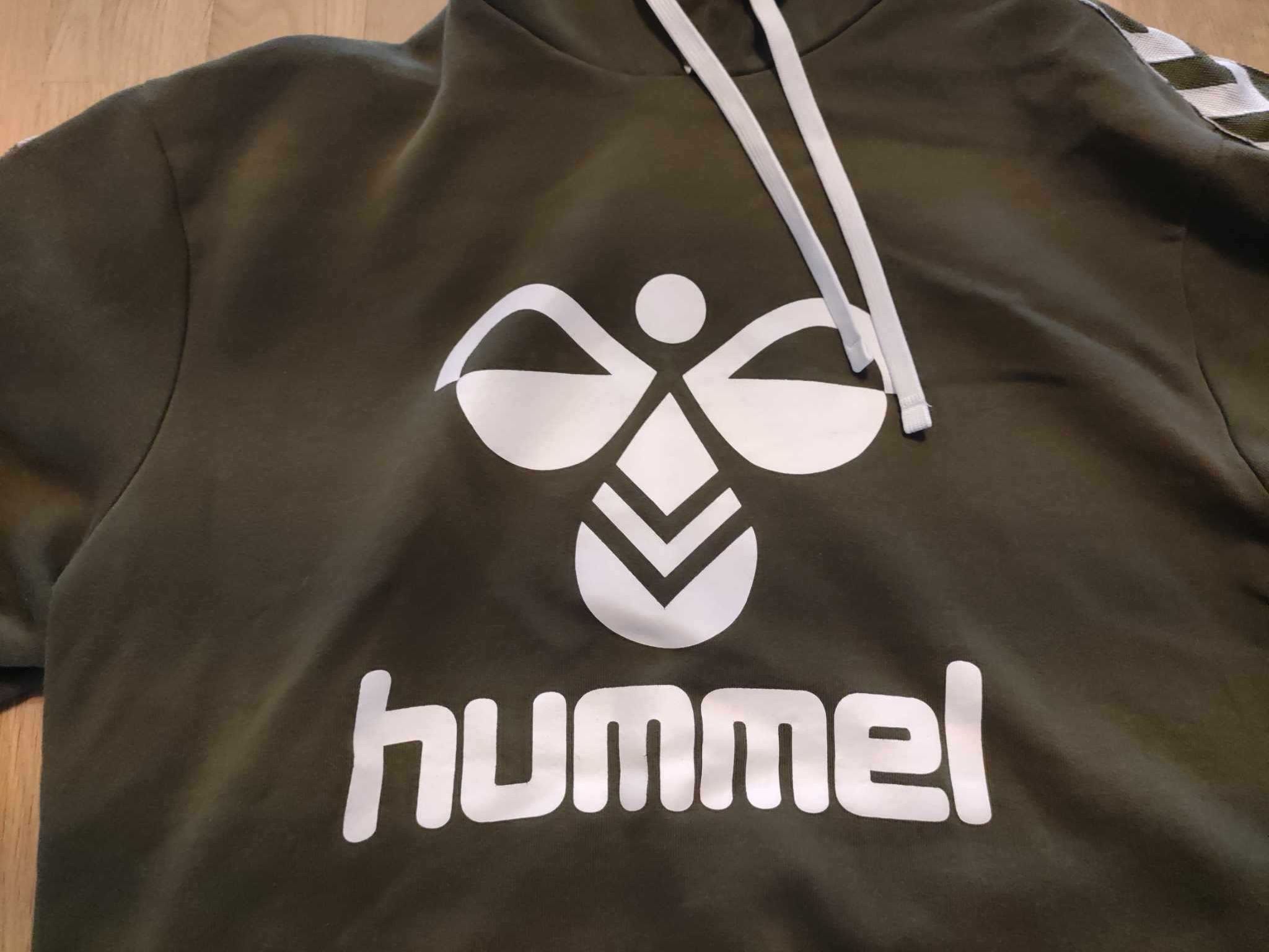 Bluza z kapturem Hummel męska zielona