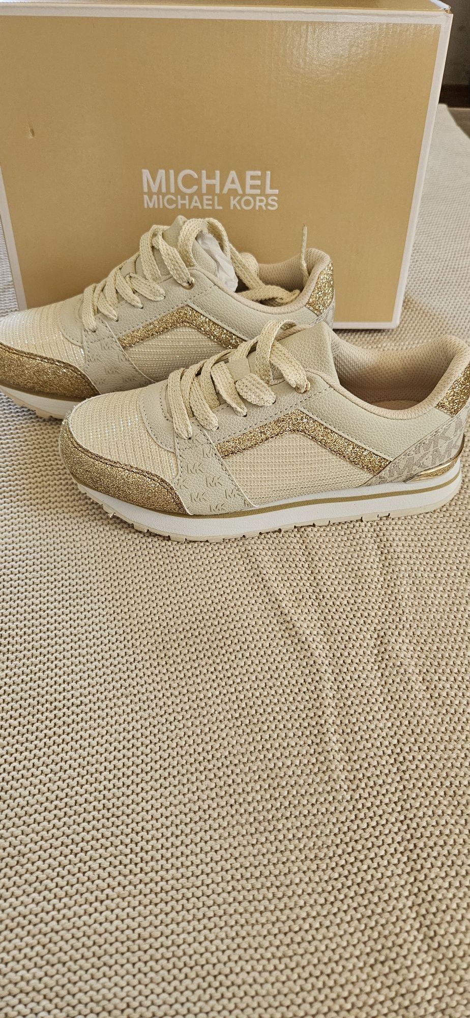 Michael Kors nowe adidasy 33 złote