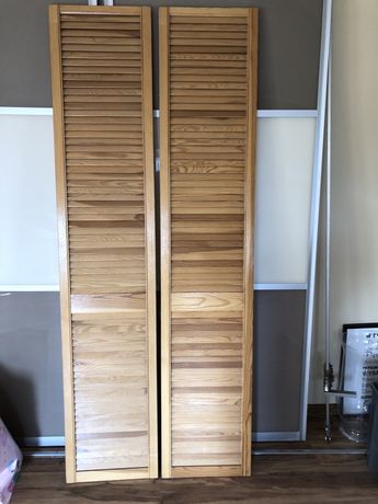Drzwi drewniane ażurowe