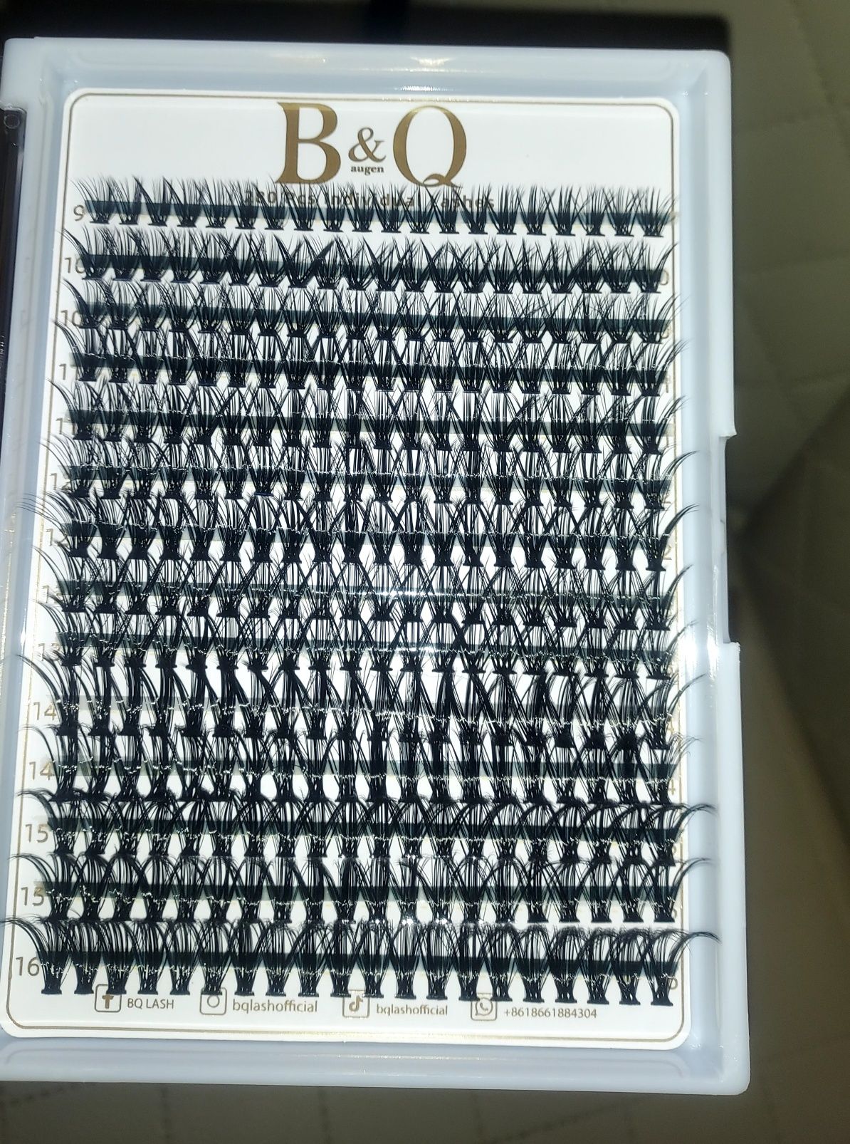 Zapas kępek  do robienia rzęs  #Kępki 4D #Eyelashes #rzęsy bondingowe
