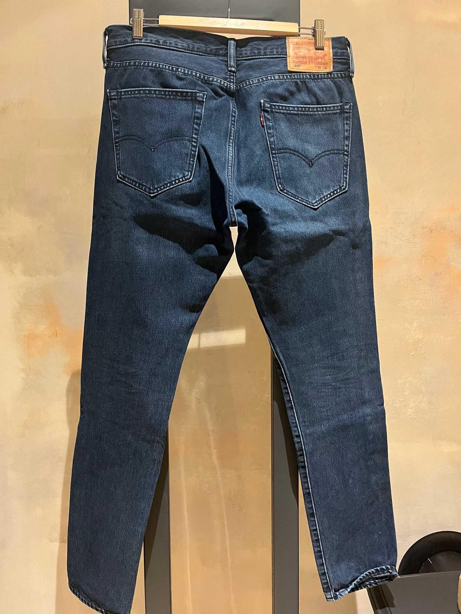 Oryginalne jeansy Levis męskie, model 512