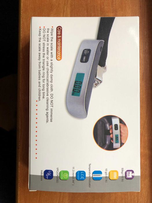 Waga elektroniczna ręczna do ważenia bagażu max 50 kg