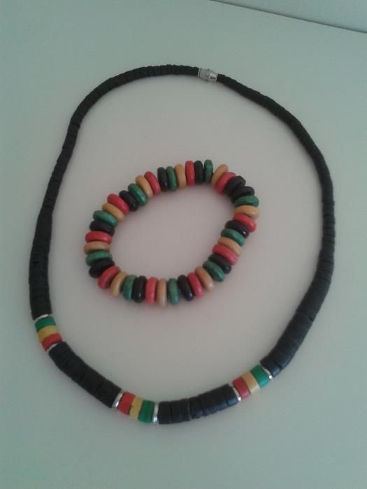 Colar e pulseira