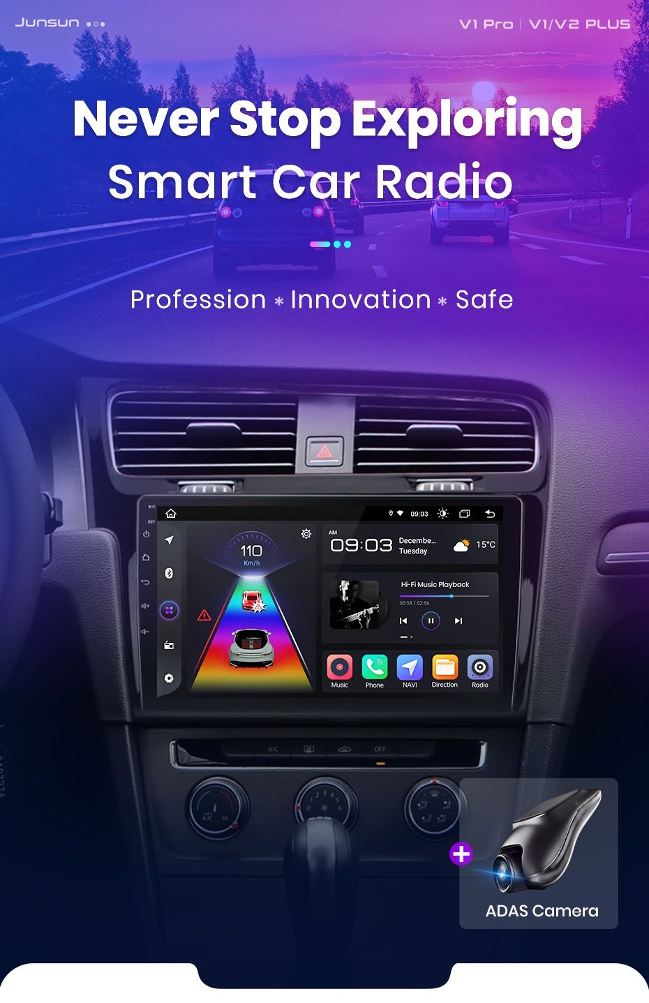 Rádio android Auto Carplay 8-core Volkswagen Golf 7 WiFi 4G DSP CANBUS