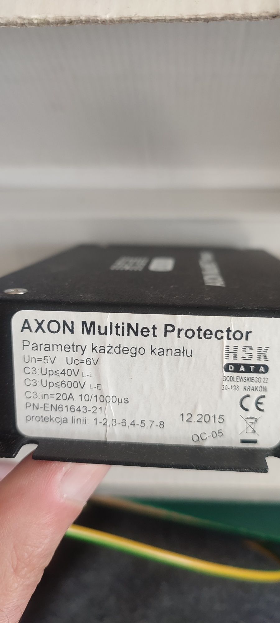 Ogranicznik przepięć lan, ethernet Axon multi net protector