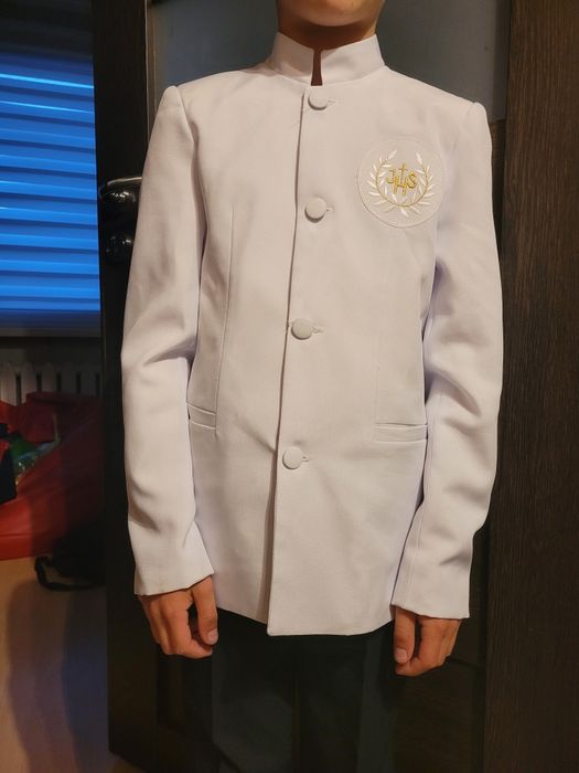 Alba komunijna dla chłopca 134 /140 ubranie komunijne